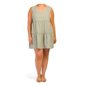 Lucky Brand Sage Green Sleeveless Dress